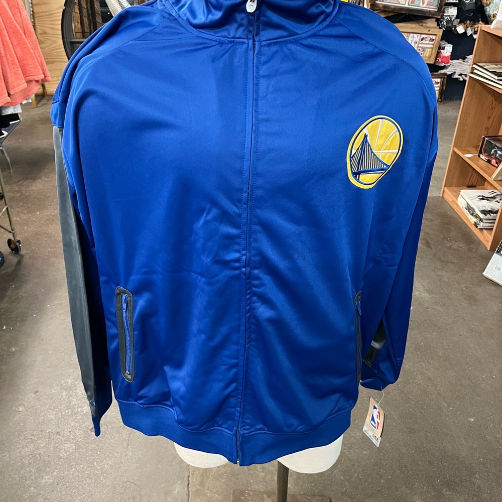 NWT MENS GOLDEN STATE WARRIOR ZIPPER JACKET SIZE 3X